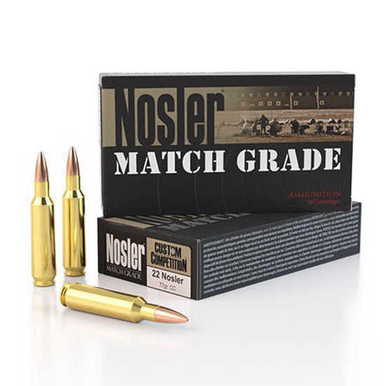 NOS AMMO 22NOS 77GR MATCH HPBT 20/10 - Ammunition